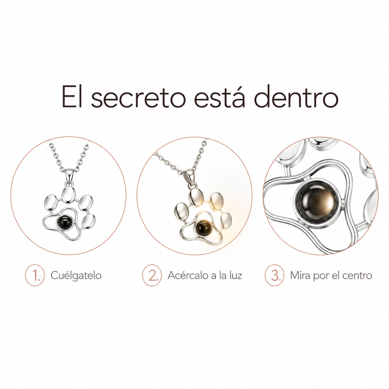Collar Huella con Tu Foto